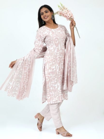 Mauve Marvel Mauve-White Suit